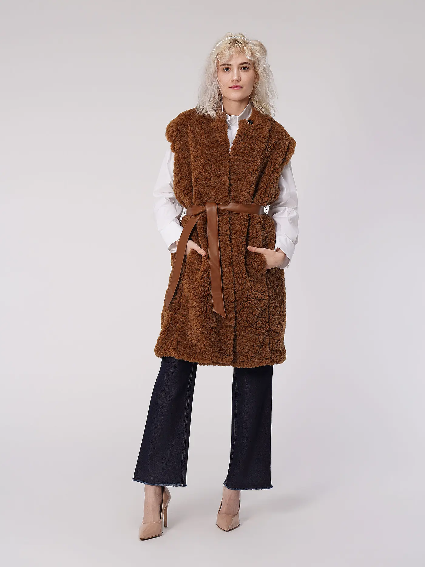 OAKWOOD | Gilet in Felloptik DESTINEE | 